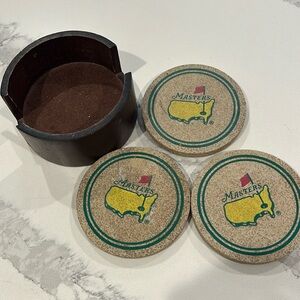 Masters stone coaster set of 3